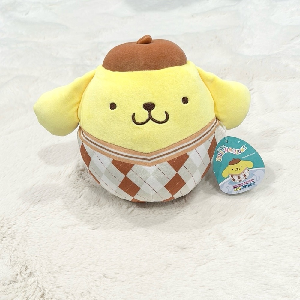 NWT Squishmallows Sanrio Pompompurin